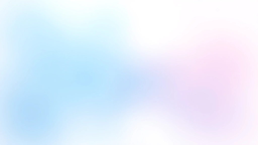 Website-Layout mit mehreren überlagerten Glasmorphismus-Elementen, die unterschiedliche Blur-Stärken und Farbton-Variationen zeigen